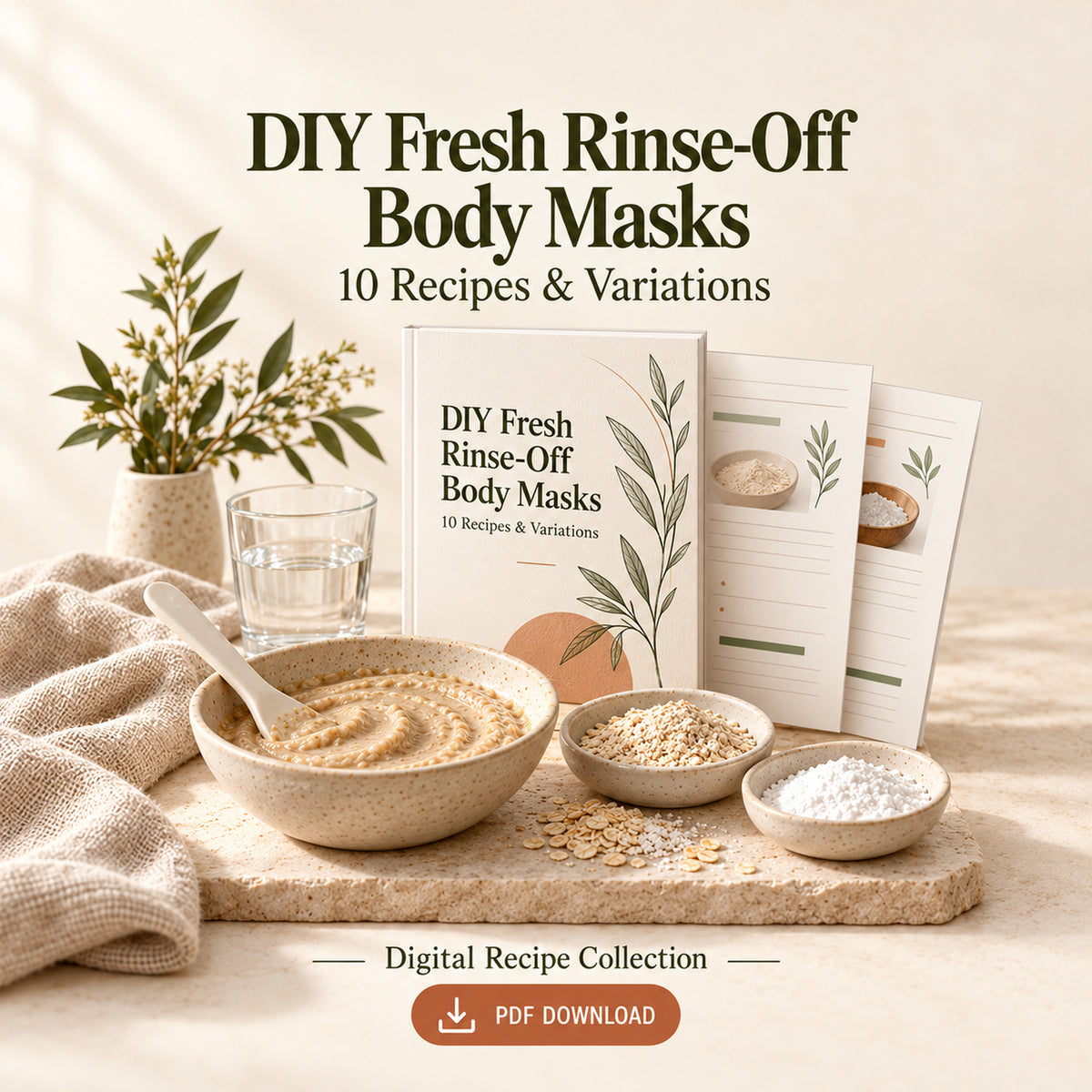 DIY Fresh Rinse-Off Body Masks