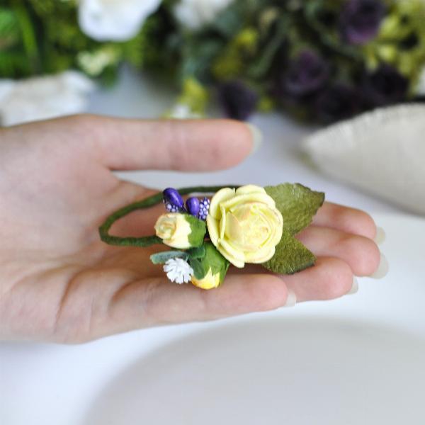 Napkin ring ''Delicate bouquet'' [2]