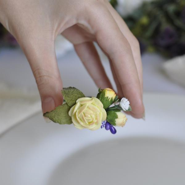 Napkin ring ''Delicate bouquet'' [5]