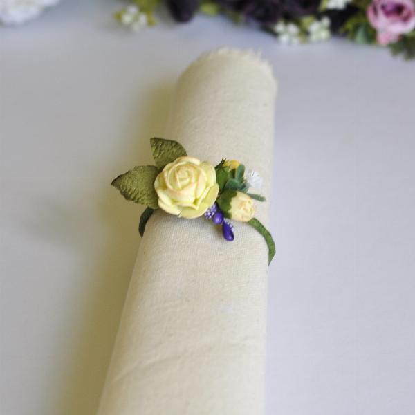 Napkin ring ''Delicate bouquet'' [7]