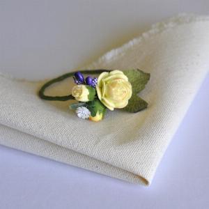 Napkin ring ''Delicate bouquet''